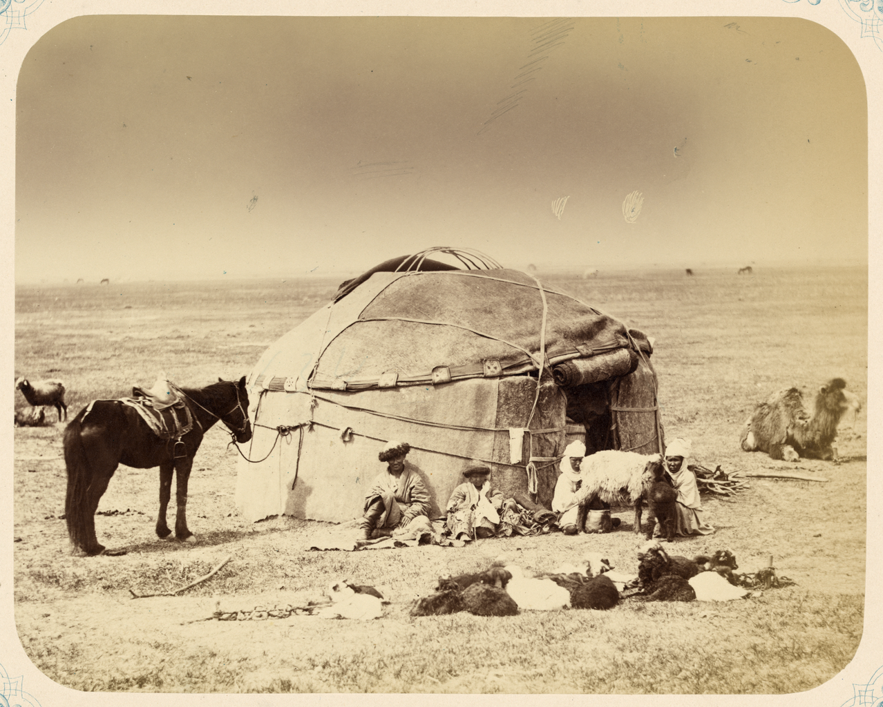Traditional Kyrgyz Yurt or Ger