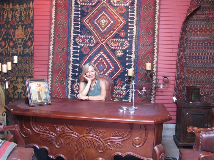 Ginger Blossom travels around the world to find handmade products that shine with excellence. Following Fair Trade principles, she sells through her family farm in Richmond, Illinois. Ginger has an excellent selection of tribal rugs and textiles, along with furniture, metal work and other craft traditions.