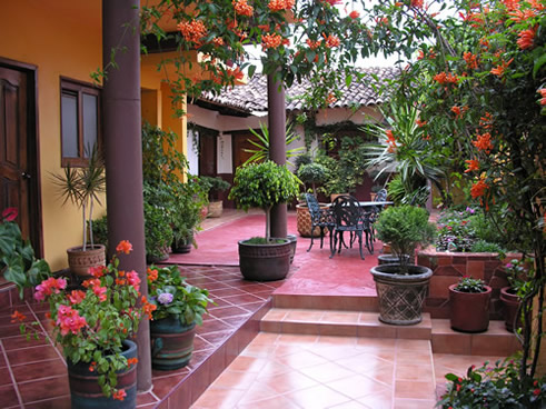Mexican courtyard