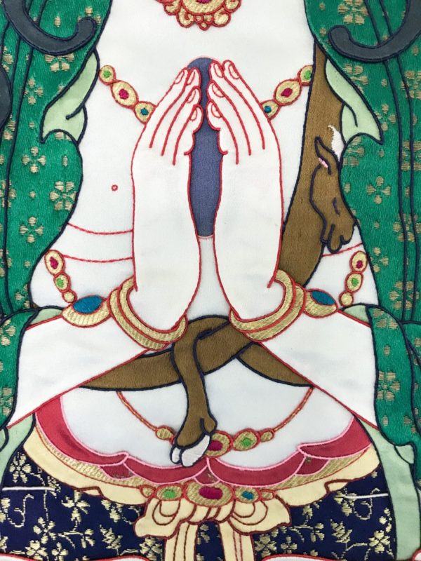 Leslie Rinchen-Wongmo - Tibetan embroidery, thangka - Threads of Awakening