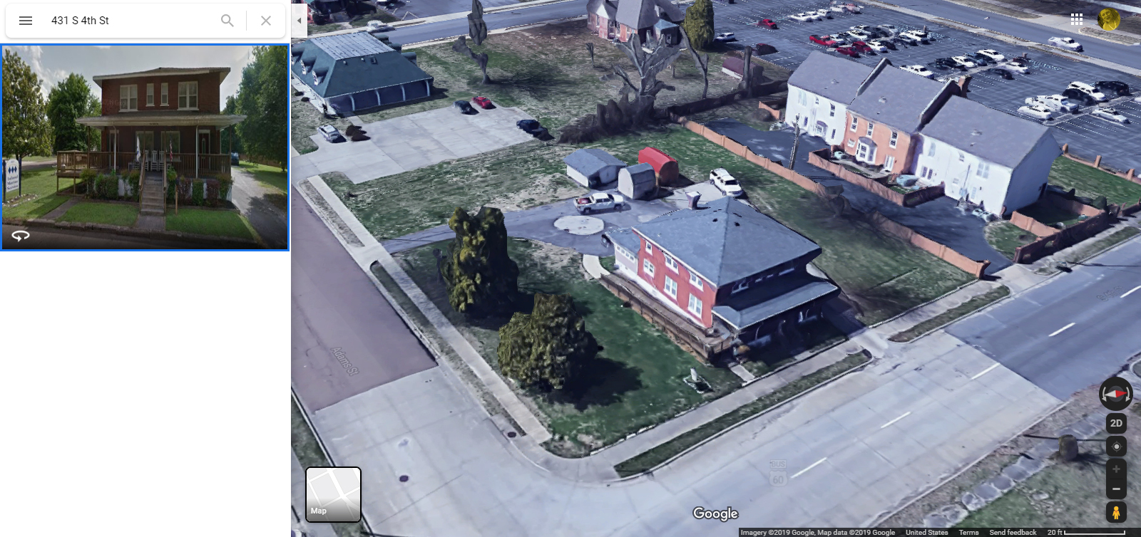 Aerial View of Green Roof