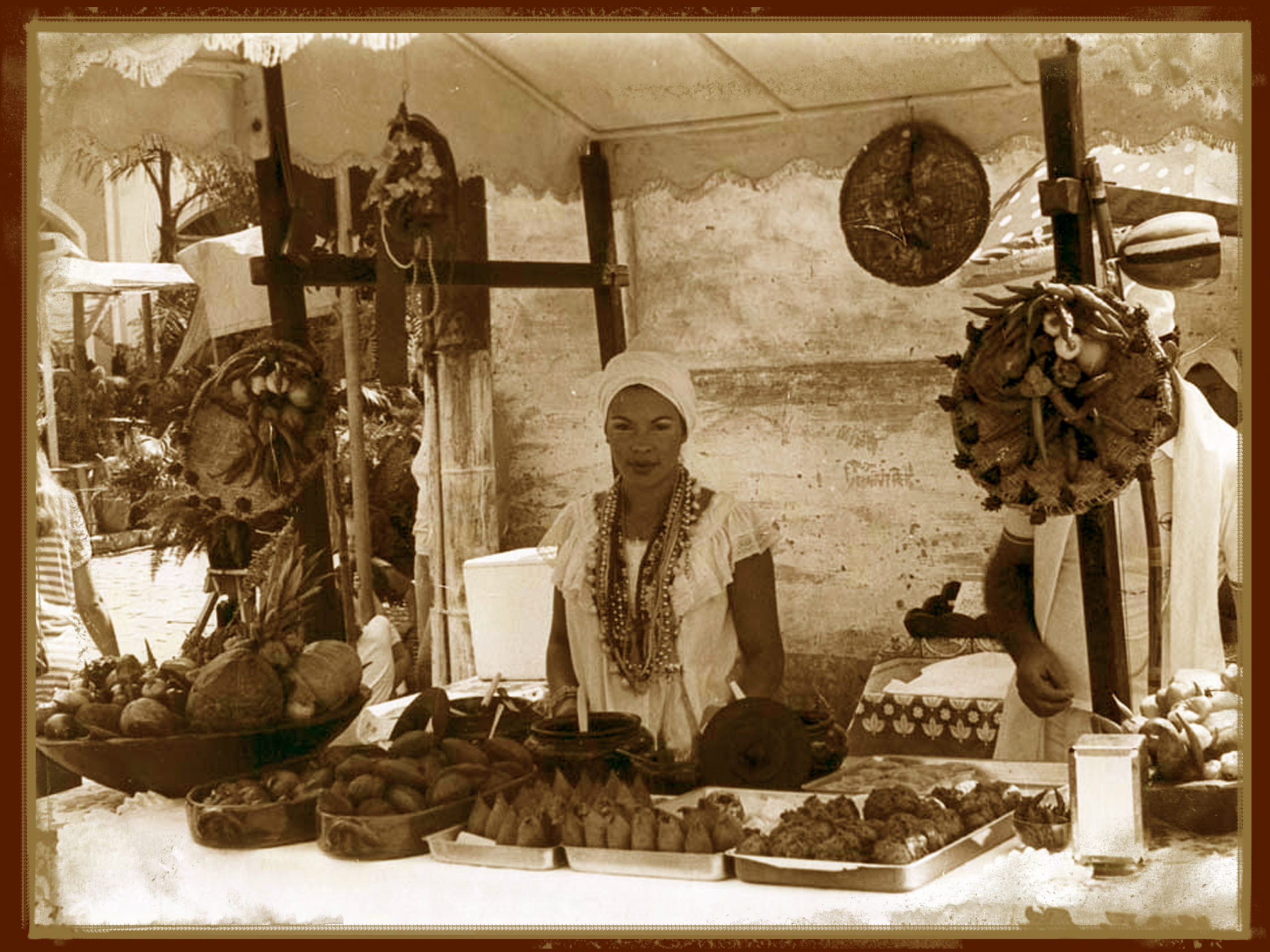 Baiana at a Hippie Fair, 1980, Brazil