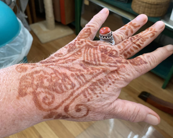 Henna hand- Rachel Biel